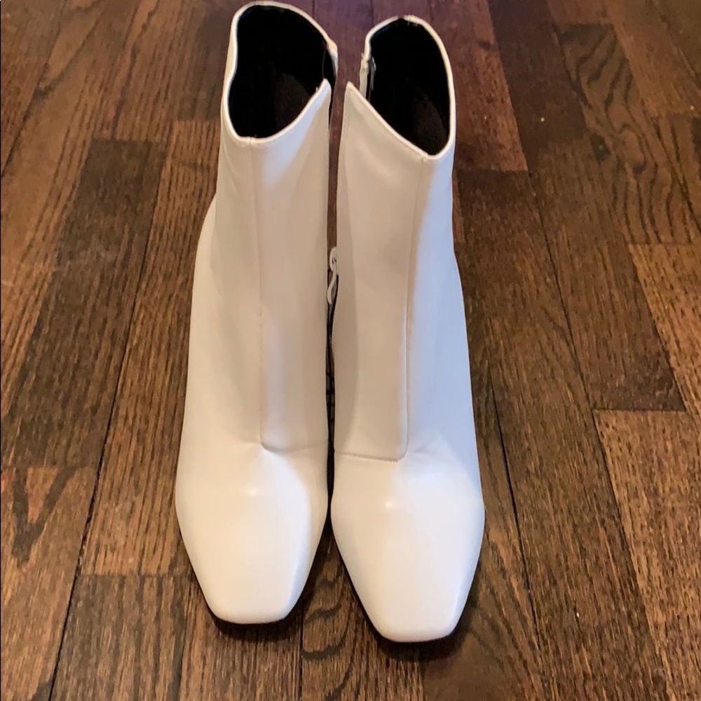 NWT White Boots